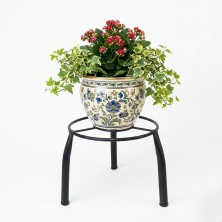 Mild Steel Round Plant Stand for Indoor Outdoor Flower Pot Display