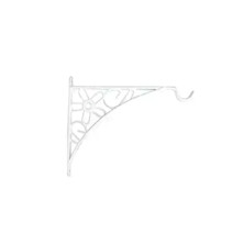 GARDEN DECO 12 Inch Metal Wall Bracket for Hanging Baskets (Set of 1)