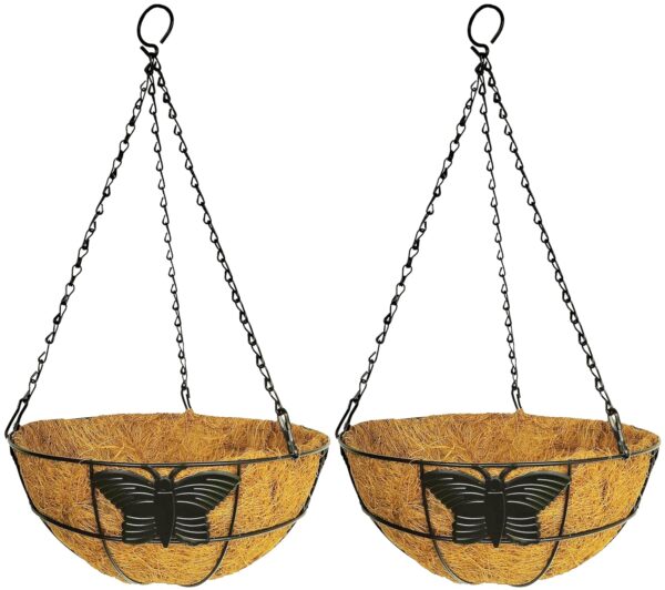 Butterfly coco coir basket