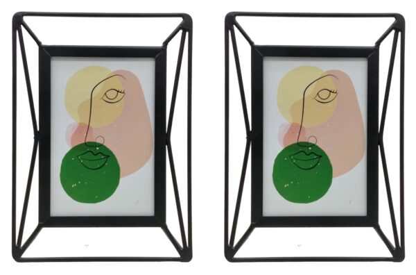 GARDEN DECO Metal Photo Frame (Set of 2 Pcs)