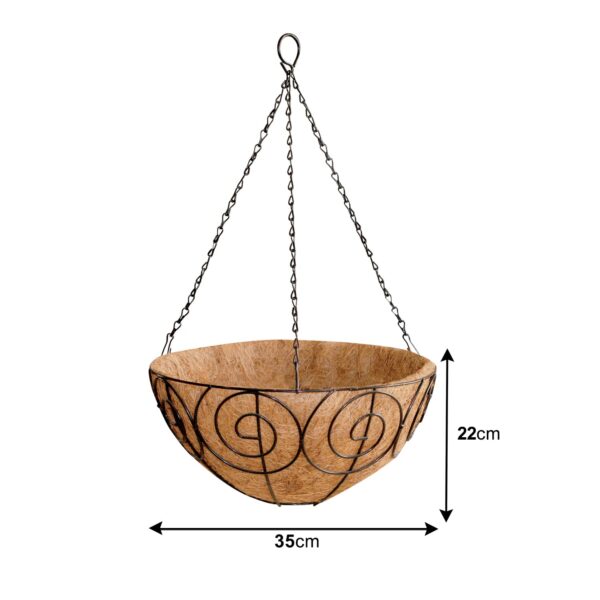 coco coir Scroll basket