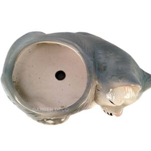 Cat Ceramic pot for table decor