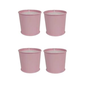 Pink tealight candles