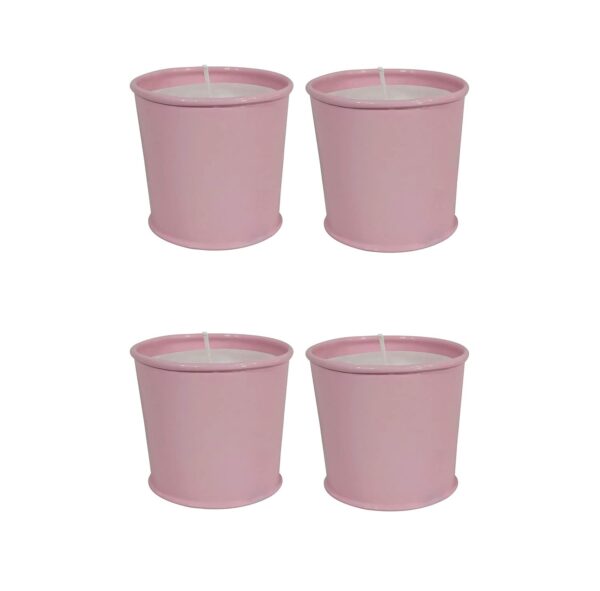 Pink tealight candles