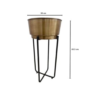 Brass planter