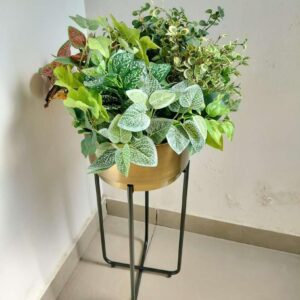 Brass planter