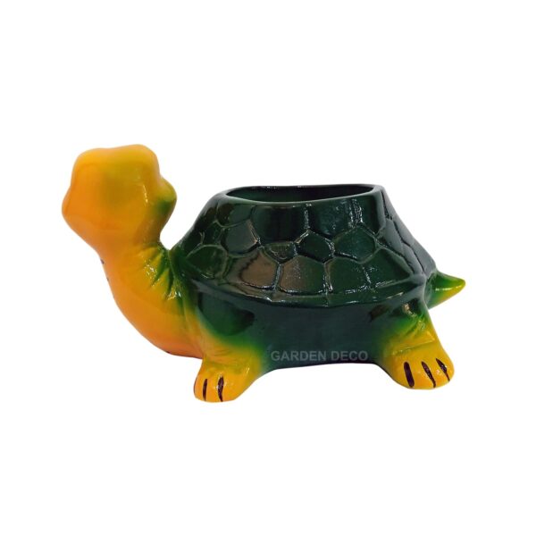 Tortoise flower pot for table decor