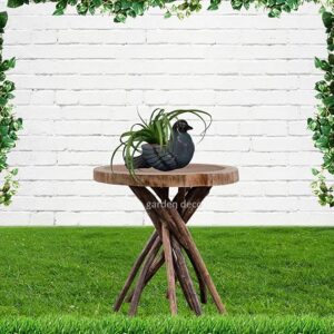 Bird ceramic pot for table decor