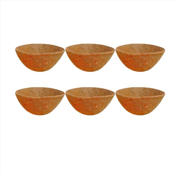 GARDEN DECO Coir Liner for 10 Inch Hanging Baskets (Set of 10 Pcs)