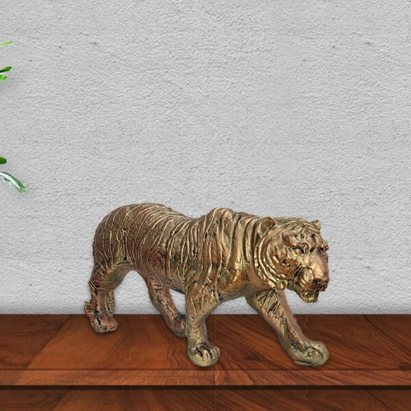 GARDEN DECO Metal Tiger Statue (Set of 1 PC, Right Side Face)