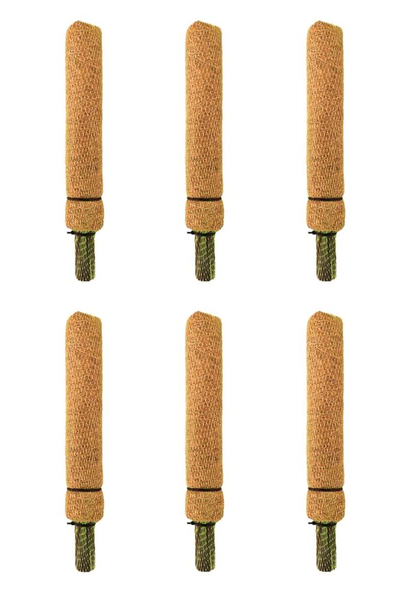 GARDEN DECO Coco Pole for Plant Support (1 Feet, 6 Pcs)