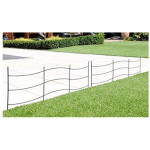 GARDEN DECO Metal Fence (Set of 2 Pc)