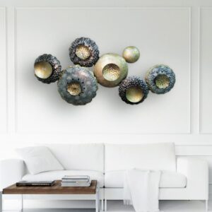 GARDEN DECO Handcrafted Metal Wall Art for Living Area Decoration