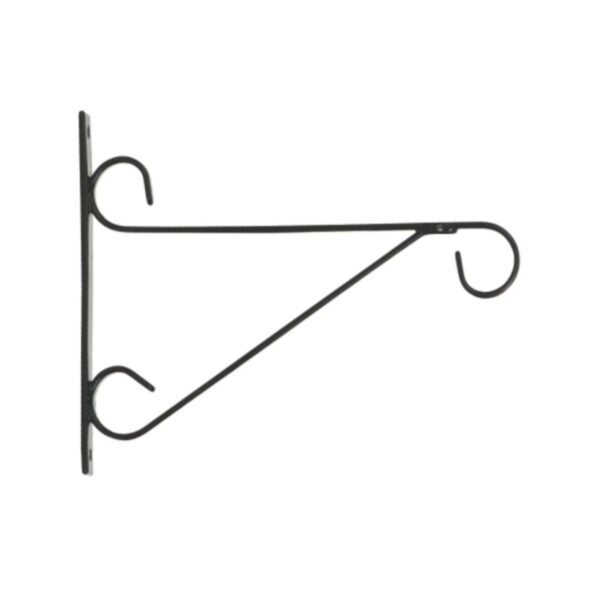 GARDEN DECO Elegant Wall Bracket for Hanging Baskets and Bird Feeders & Wind Chimes (Set of 1)