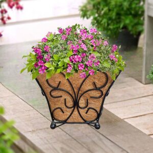 Butterfly design floor basket