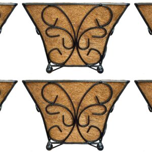 Butterfly design floor basket