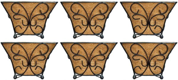 Butterfly design floor basket