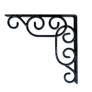 GARDEN DECO Handcrafted Wall Bracket for Hanging Baskets (Set of 1)