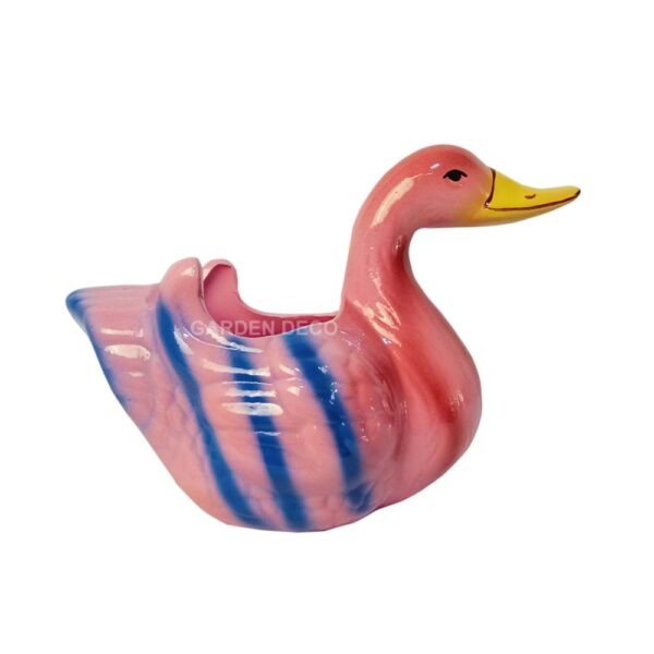 GARDEN DECO Duck Ceramic Pot, Designer Duck Pot for Home Decoration (Set of 1 PC)