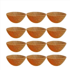 GARDEN DECO Coir Liner for 10 Inch Hanging Baskets (Set of 10 Pcs)