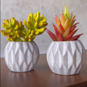 GARDEN DECO Cement pots for Home & Office Decoration