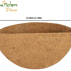 Wall basket coir liner