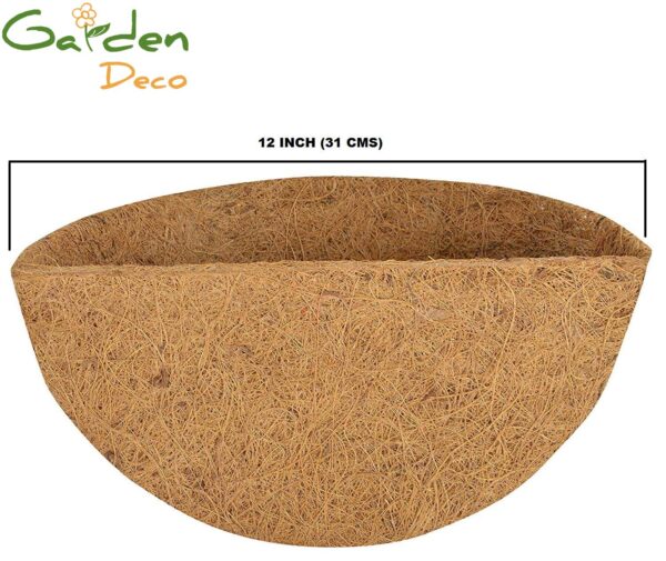 Wall basket coir liner